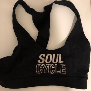 Black lululemon SoulCycle size 4 sports bra